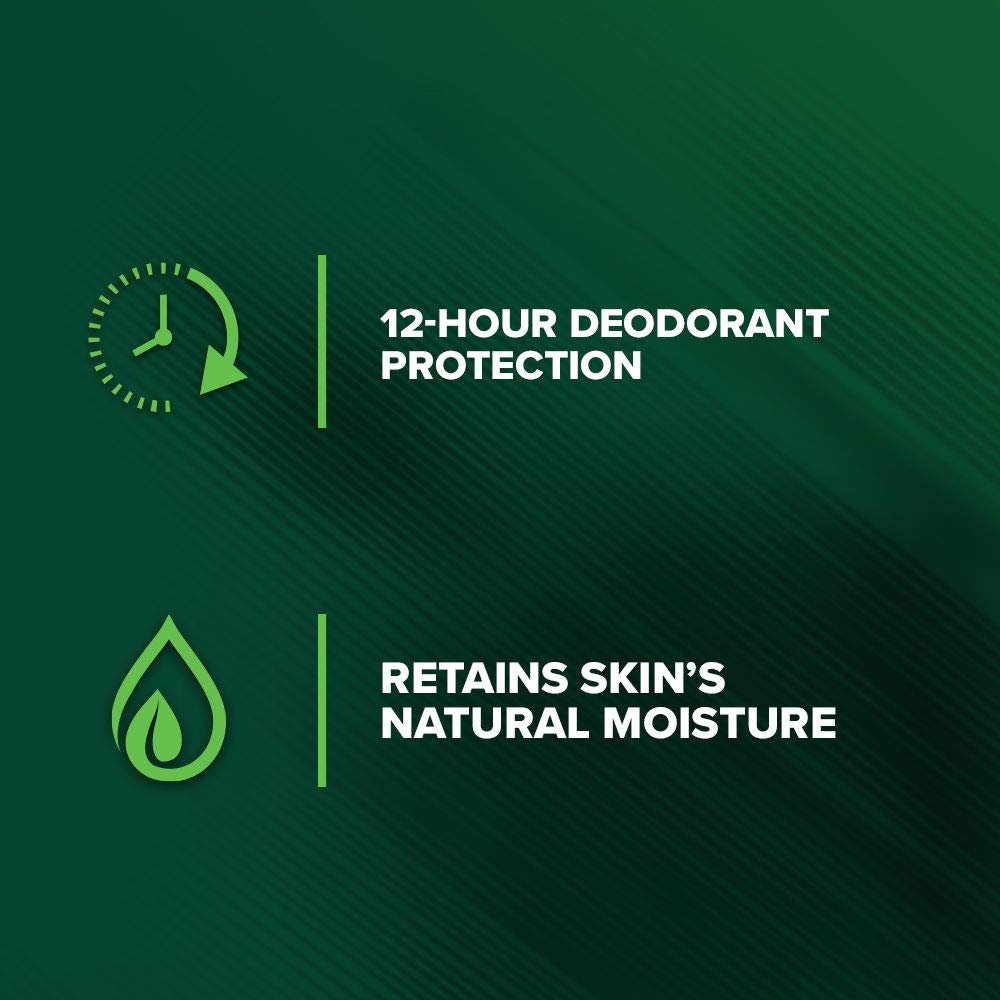 Irish Spring Moisture Blast bottle held in hand, conveying portable freshness.