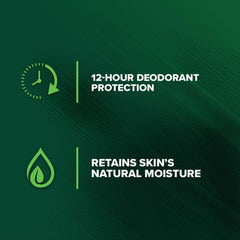 Irish Spring Moisture Blast bottle held in hand, conveying portable freshness.