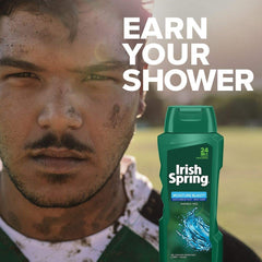 Irish Spring Moisture Blast 4-count pack ready for daily use, convenient bundle.