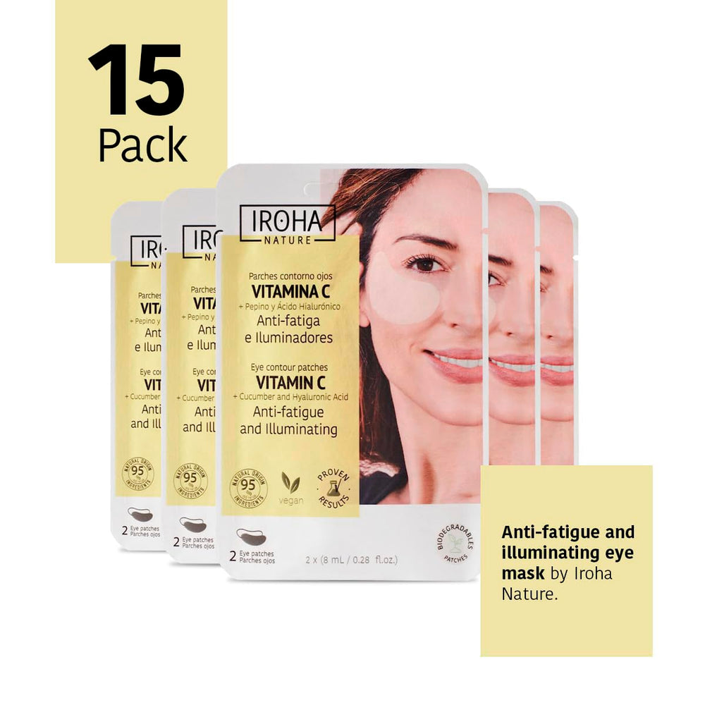 IROHA NATURE Eye Patches with vitamin C brighten and even skin tone around the eyes.