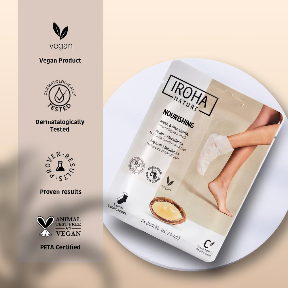 IROHA NATURE olive oil aids repair and hydration of feet