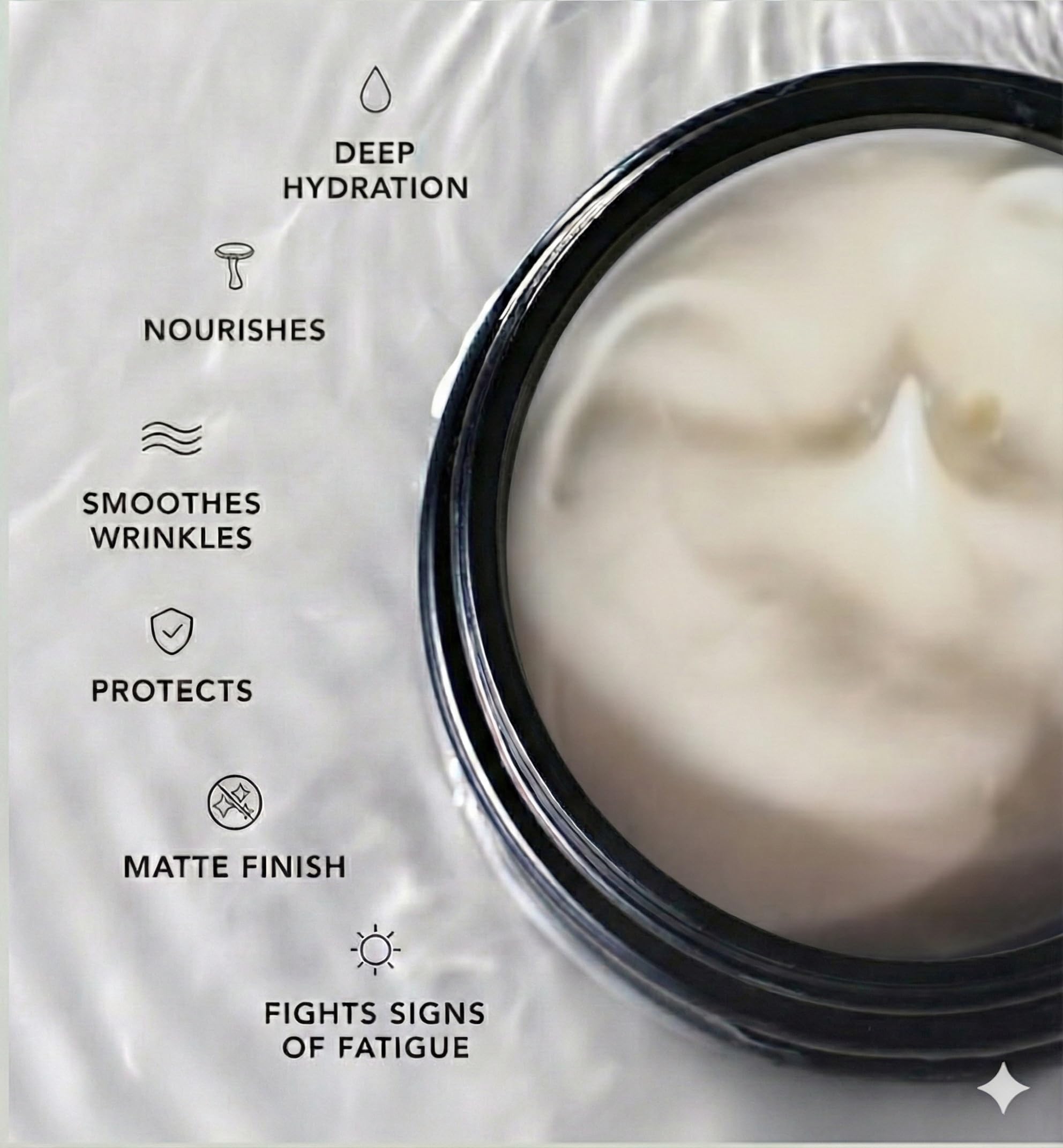 Applying Iron Bull Tallow moisturizer for quick, non-greasy absorption.