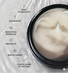 Applying Iron Bull Tallow moisturizer for quick, non-greasy absorption.