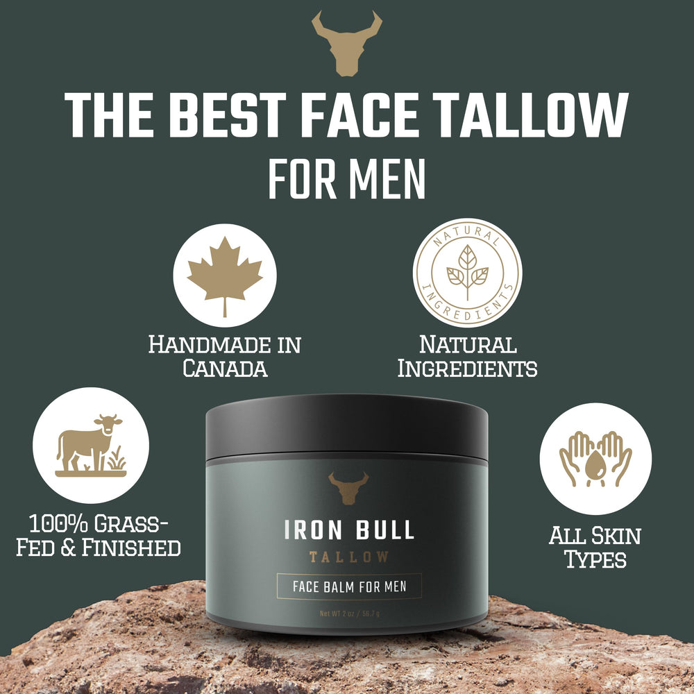 Iron Bull Tallow ingredients list emphasizes grass-fed beef tallow nourishment.