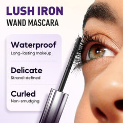 Iron Wands Rod Mascara ensures easy, clump-free application for beginners.