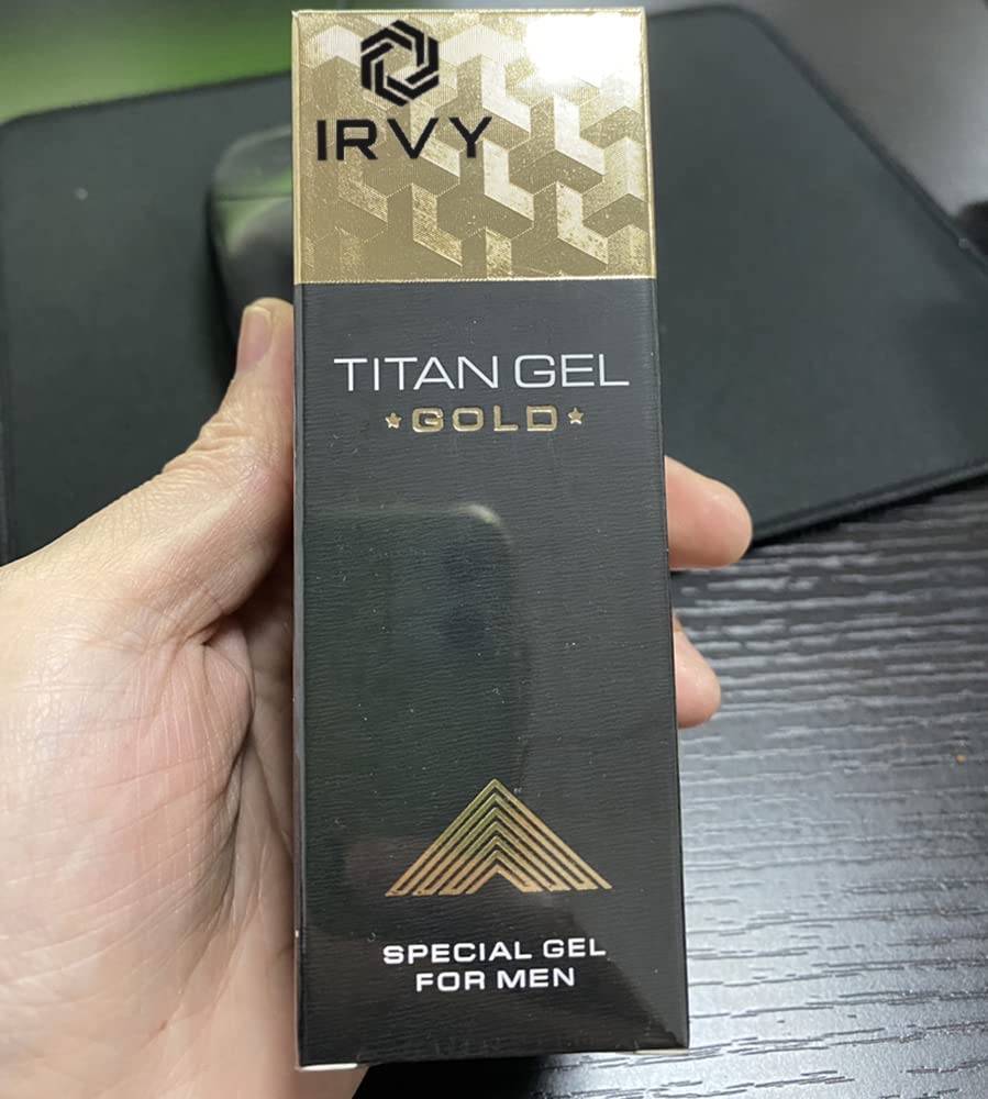 Irvy Titan Gel Gold application massage demonstrating a 10-15 minute routine