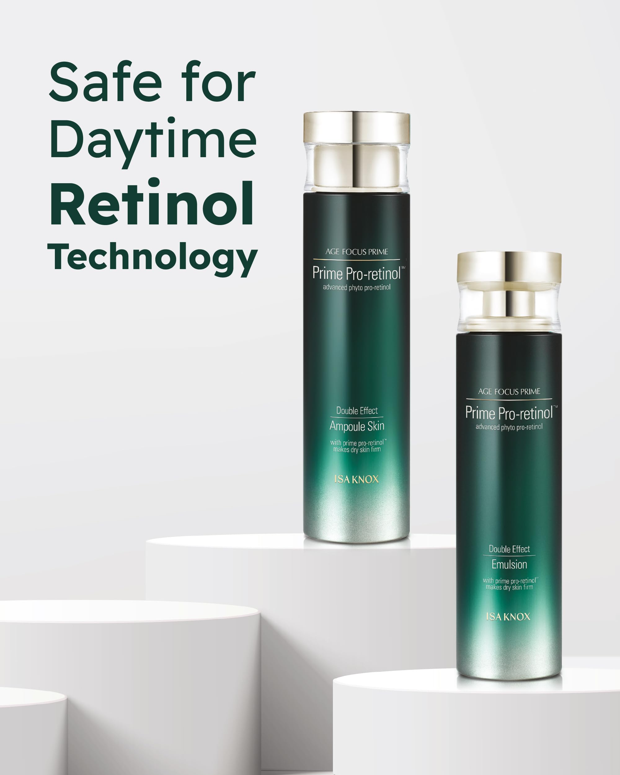 Isa Knox Age Focus Prime Double Effect Ampoule Mini highlights travel-friendly hydration.