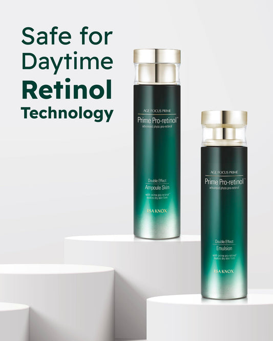 Isa Knox Age Focus Prime Double Effect Ampoule Mini highlights travel-friendly hydration.