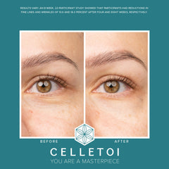 Isagenix Celletoi Advanced Youth Serum hero shot with natural backdrop