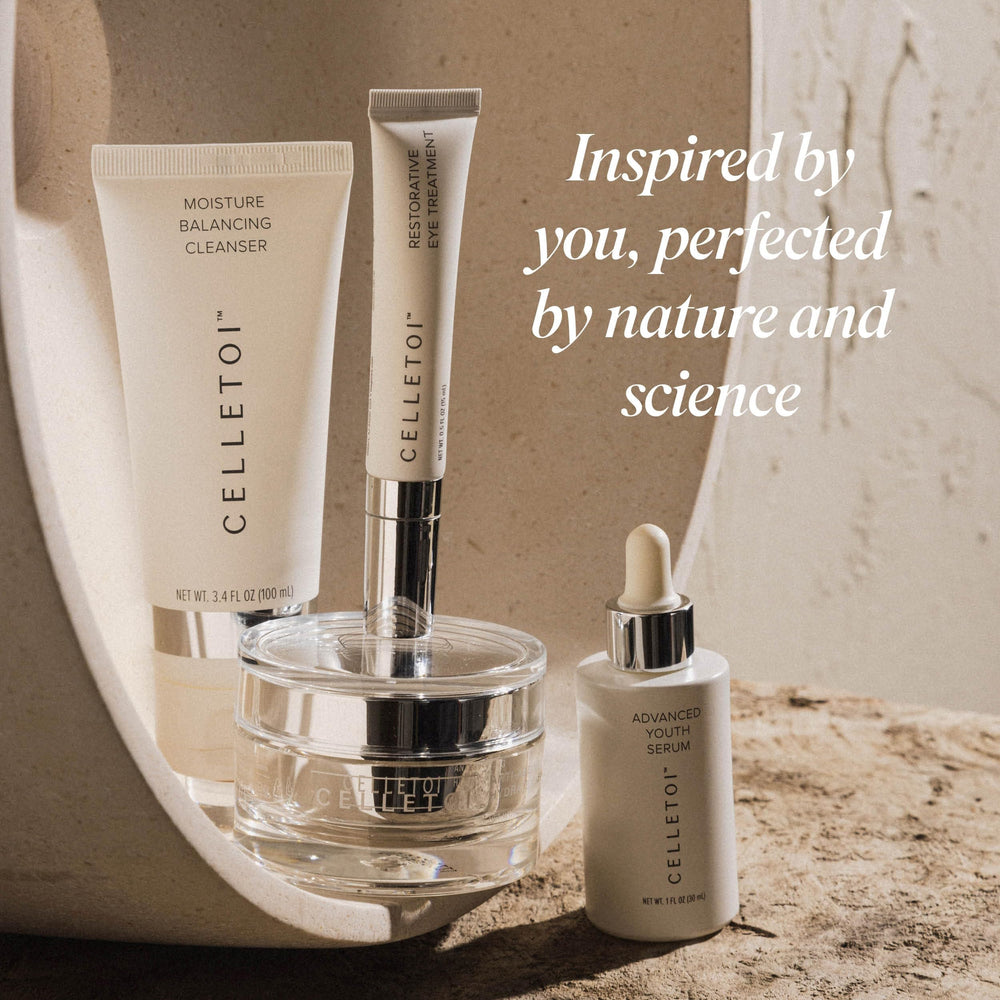 Isagenix Celletoi with hyaluronic acid and ceramides for moisture.