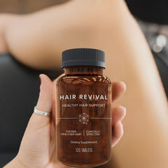 Isagenix Hair Revival banana flower extract highlight, botanicals for hair vitality.