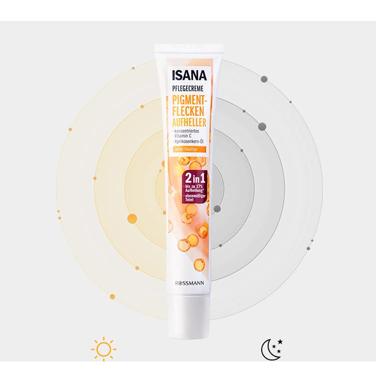 Isana close-up of the gel-cream texture ready for daily use.