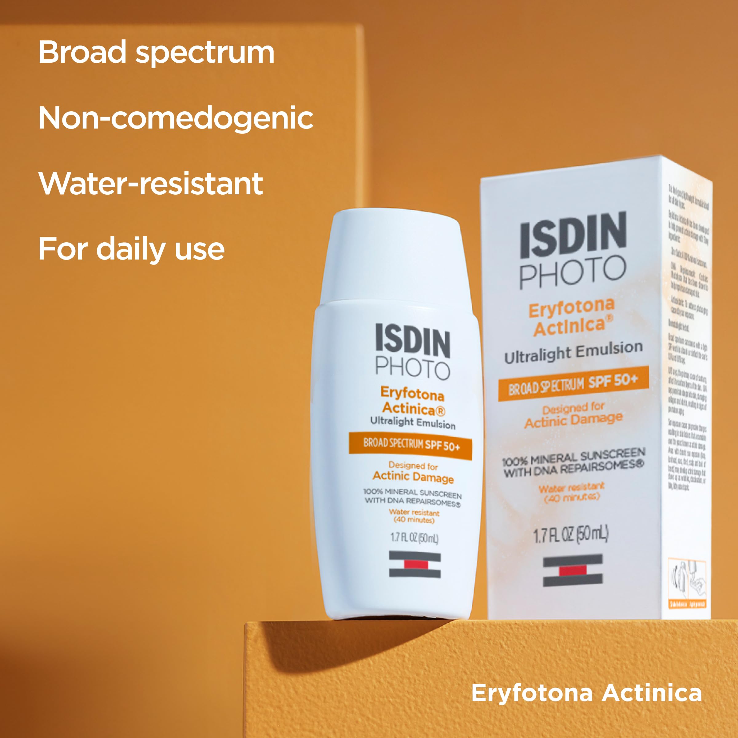 UV protection image reflects broad-spectrum mineral barrier from ISDIN