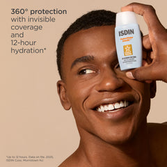 ISDIN Fusion Water MAGIC creamy texture glides onto skin with hydration.