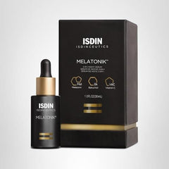 Soft glow and even skin tone visual after using Melatonik at night.