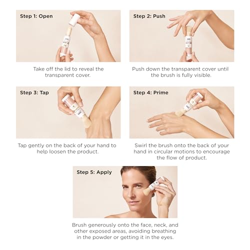 ISDIN Mineral Brush Powder portable design for on-the-go use