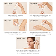 ISDIN Mineral Brush Powder portable design for on-the-go use