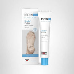 ISDIN Uradin Podos Gel Oil dermatologically tested for foot care safety.