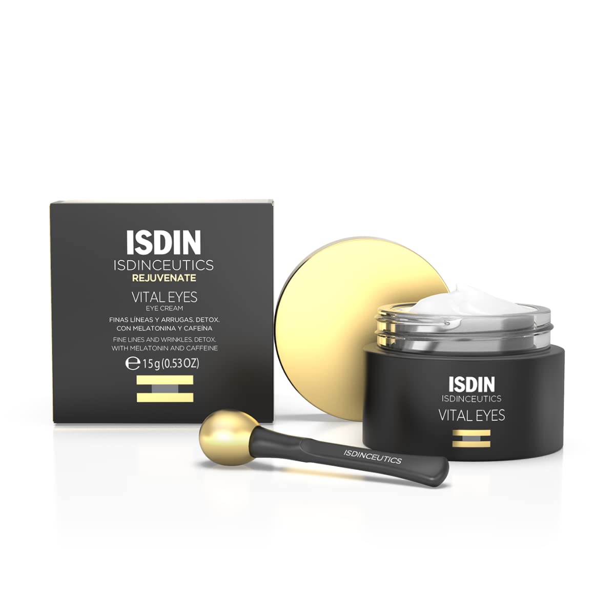 ISDIN Vital Eyes night cream with melatonin smooths delicate under-eye skin overnight