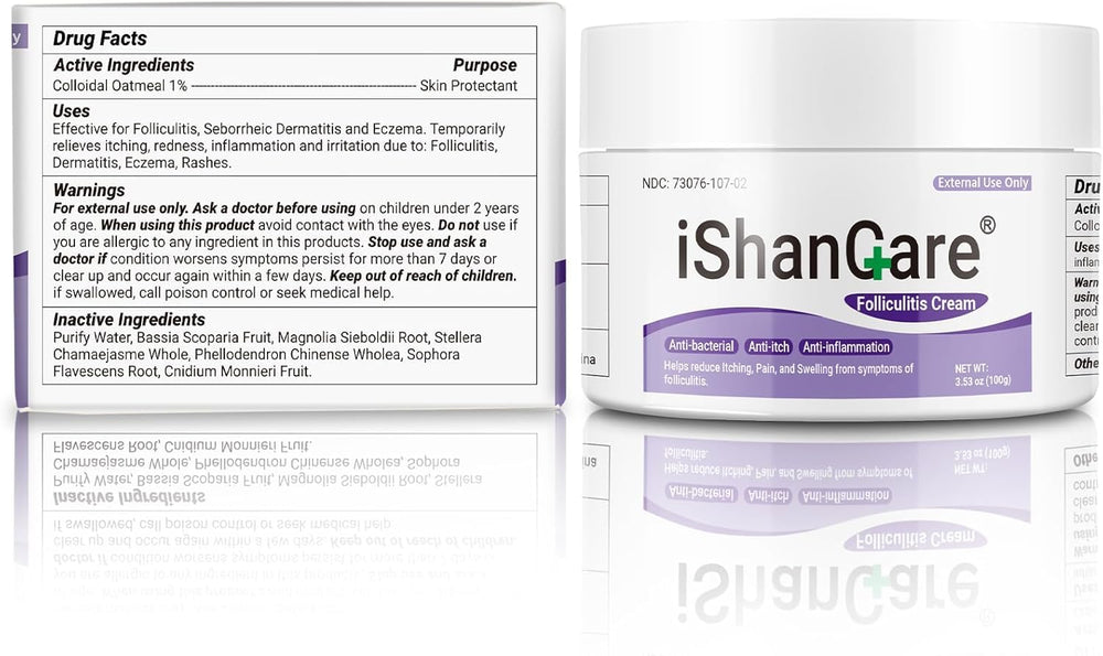 ishancare fast relief cream application shows quick absorption.