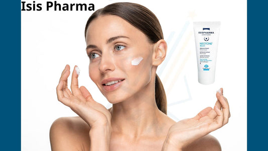 IsisPharma Neotone Serum label view showcases premium packaging and trustworthy branding.
