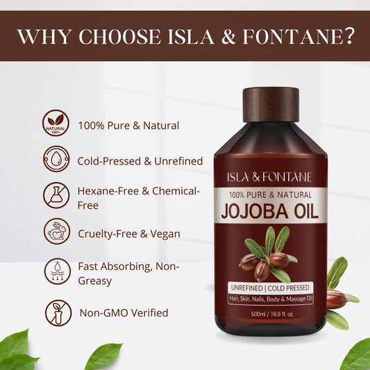 ISLA & FONTANE two dropper bottles for precise, mess-free application.