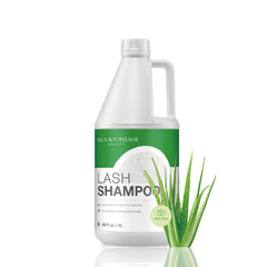 Isla & Fontane lash shampoo bulk bottle 2L, gentle cleansing for extensions.