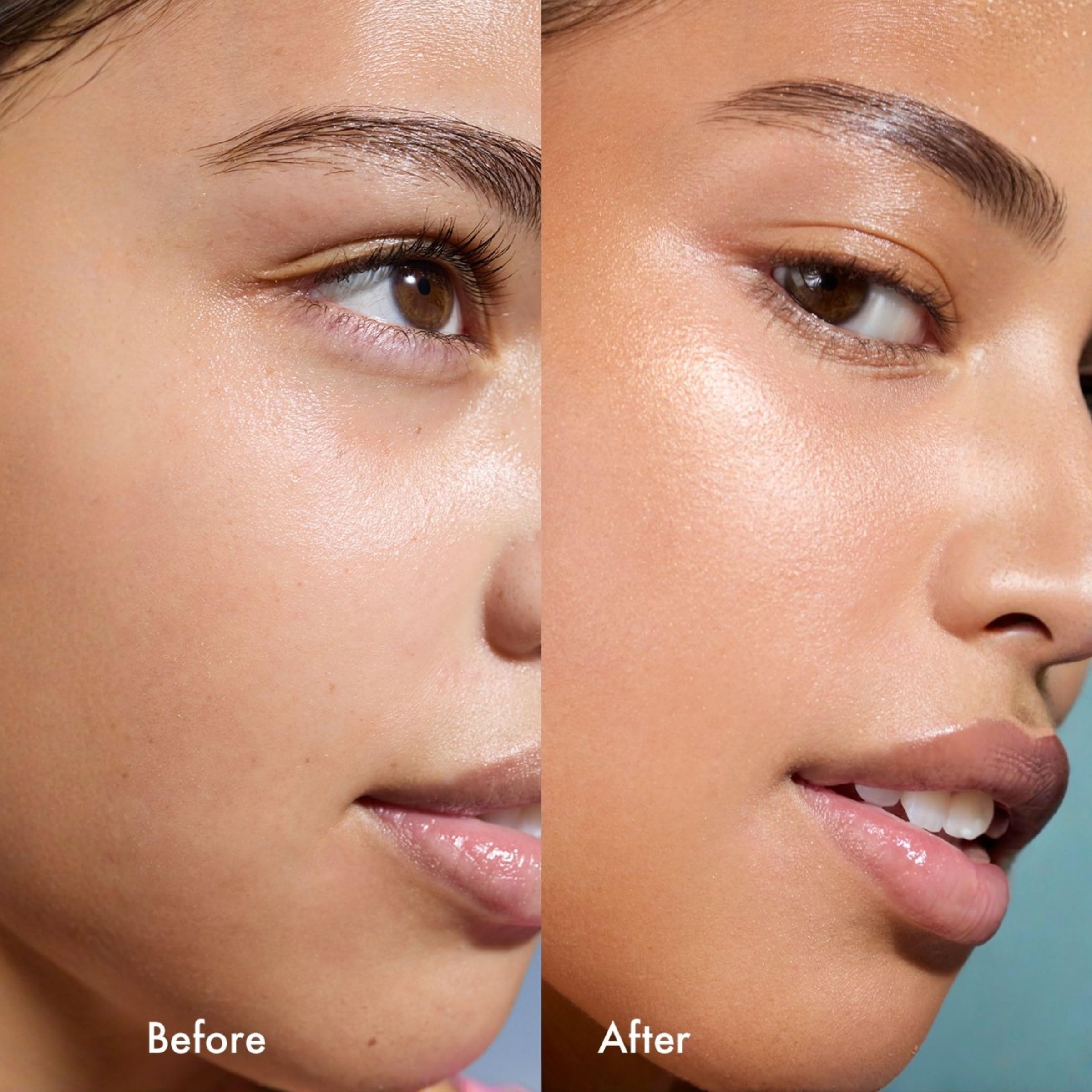 Isle of Paradise Sunny Serum Champagne swirl texture shows buildable bronze glow.