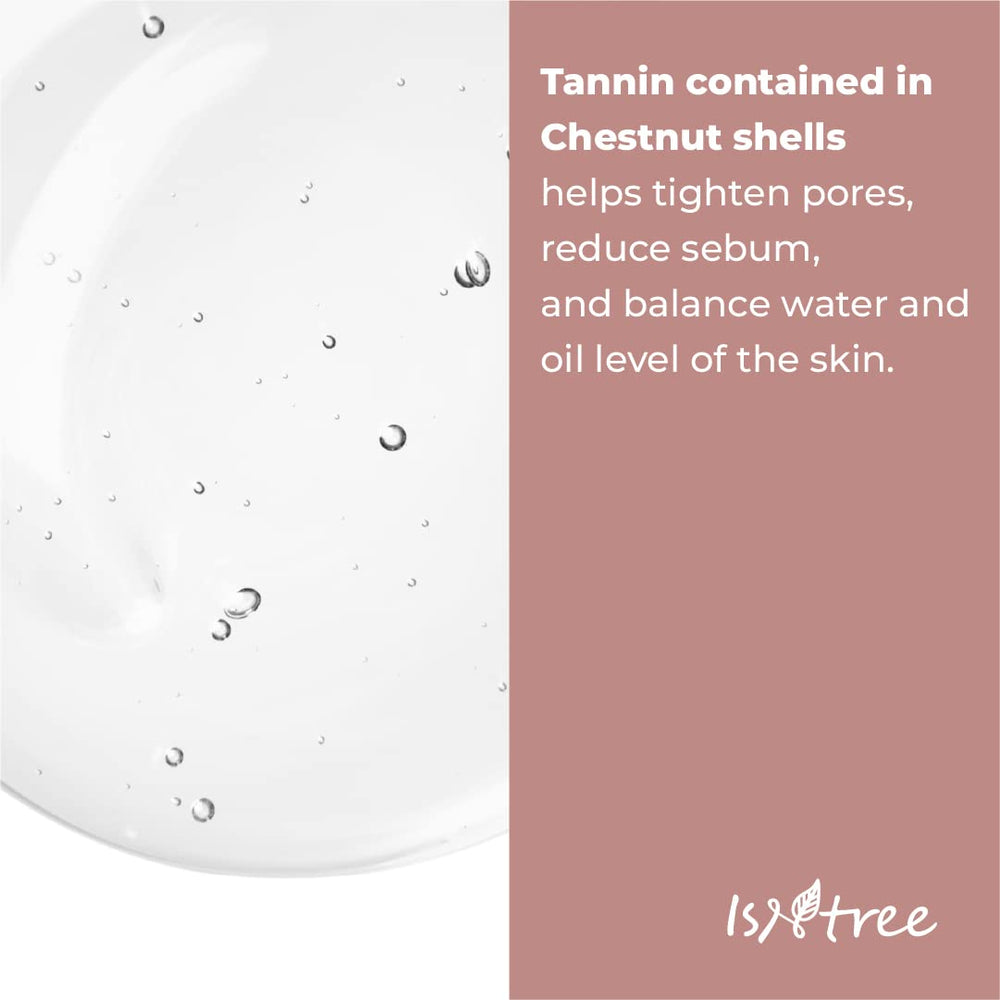 ISNTREE Chestnut BHA toner clear formulation with smooth texture