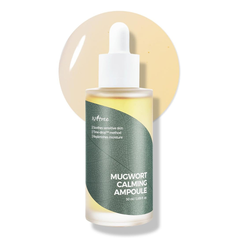 IsNtree Mugwort Calming Ampoule 50ml bottle front view for soothing delicate skin