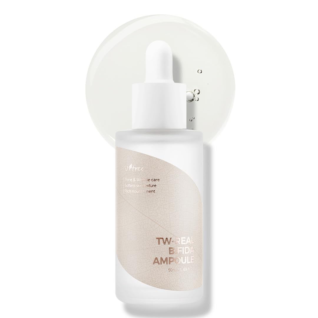 IsNtree TW-Real Bifida Collagen Ampoule bottle showing hydration and barrier support.