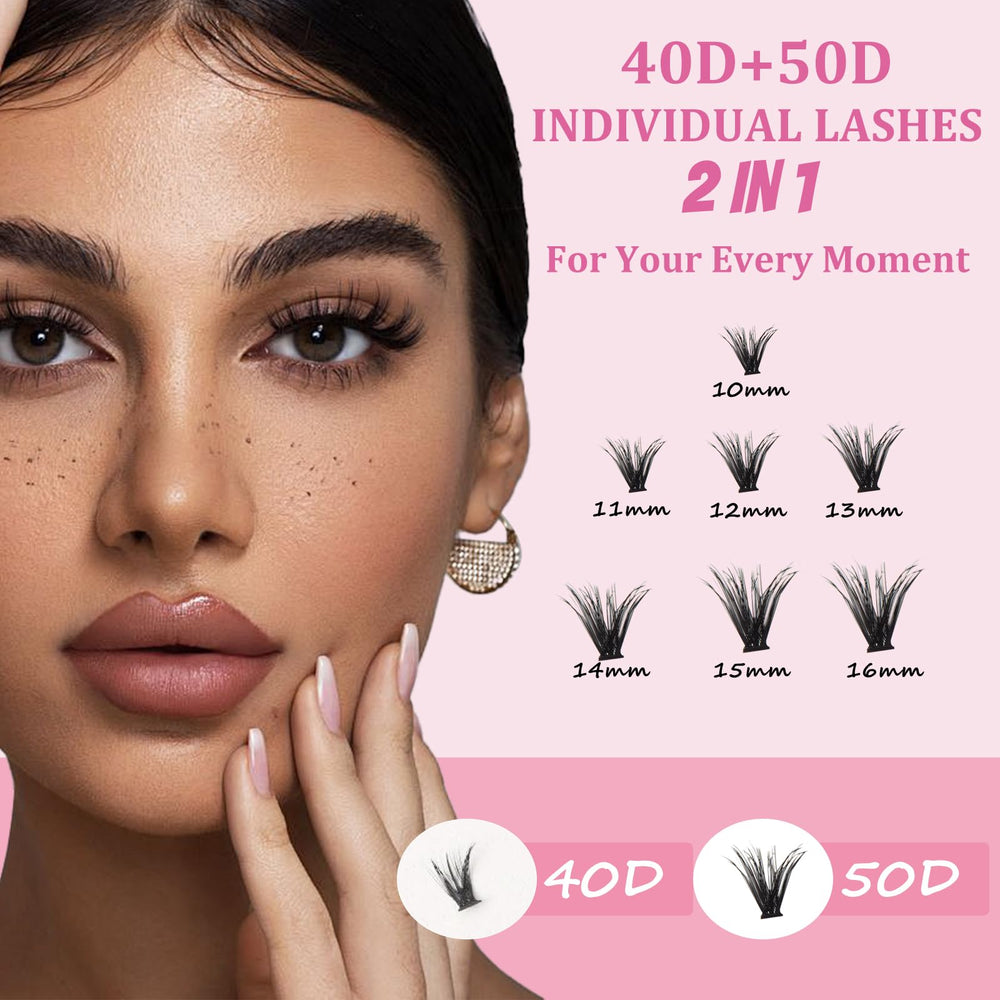 ISOOLU DIY Lash Extension Steps guide helps apply clusters with confidence.