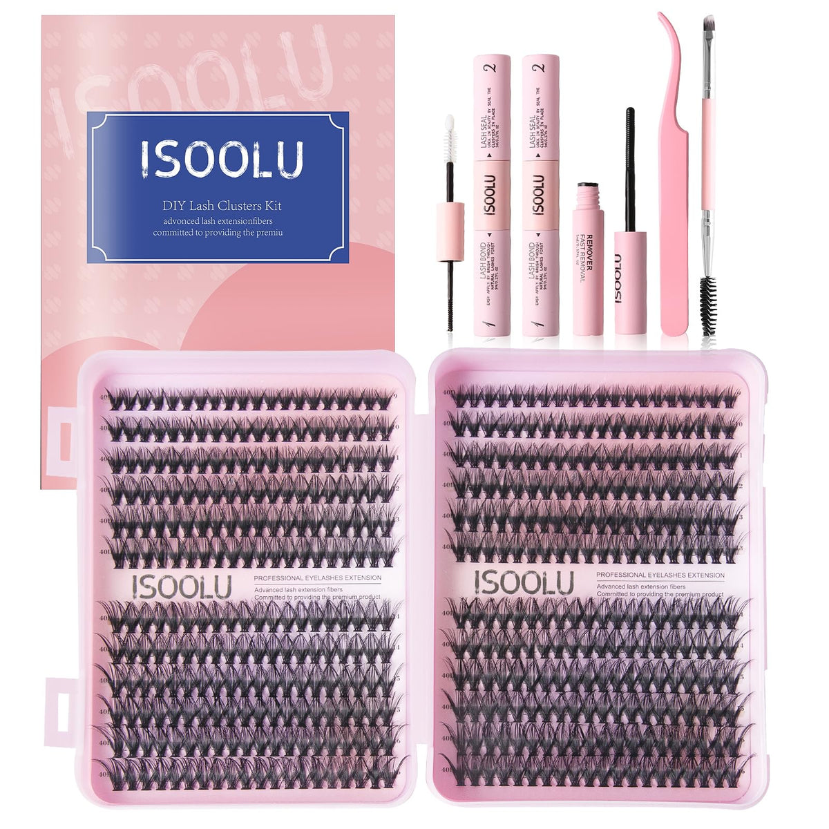 ISOOLU Fairy Lash Clusters Kit enables customizable volume for daily glam looks