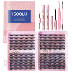 ISOOLU Fairy Lash Clusters Kit enables customizable volume for daily glam looks