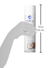 Isoplus Oil Sheen Light Spray packaging closeup showing easy spray bottle design.