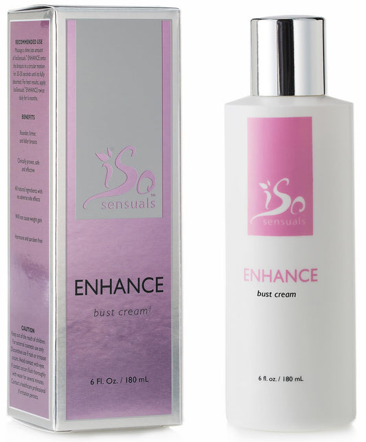 IsoSensuals ENHANCE breast cream bottle for lift and firmness