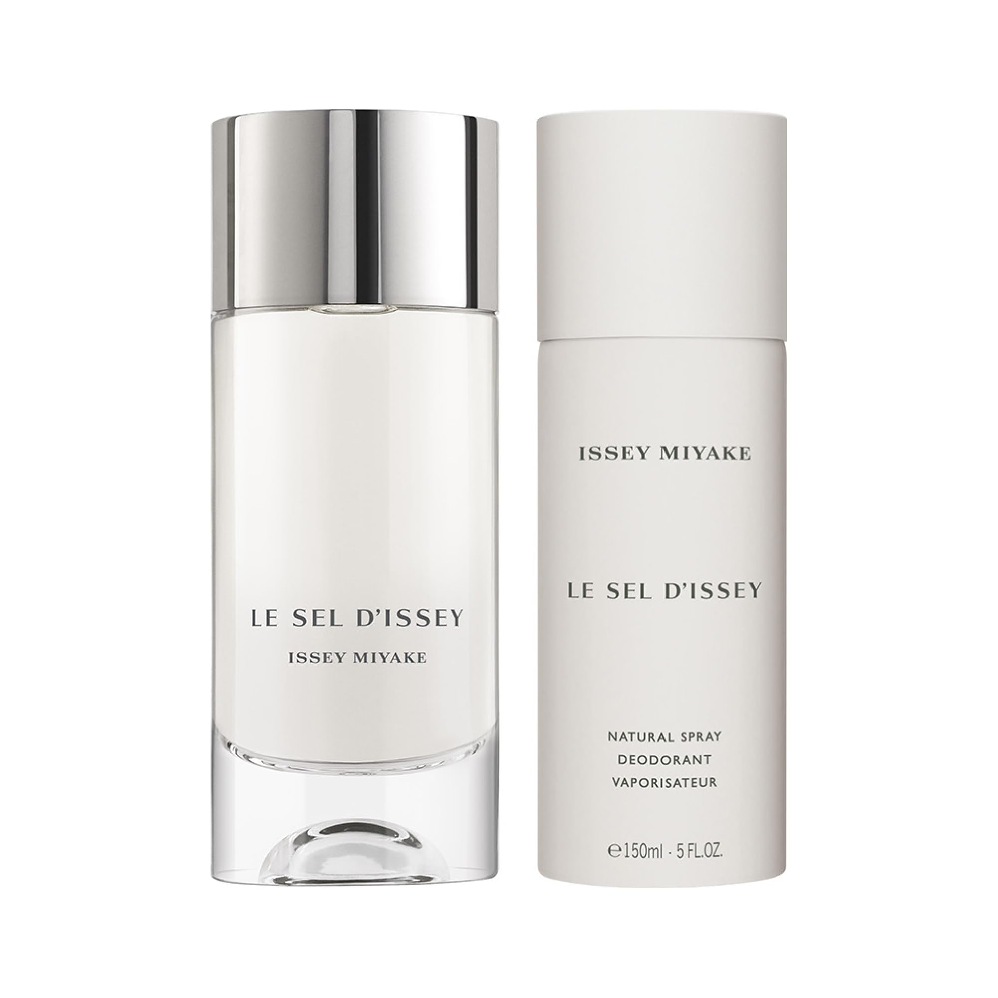 Le Sel deodorant spray from Issey Miyake offering long-lasting masculine freshness.