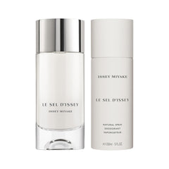 Le Sel deodorant spray from Issey Miyake offering long-lasting masculine freshness.