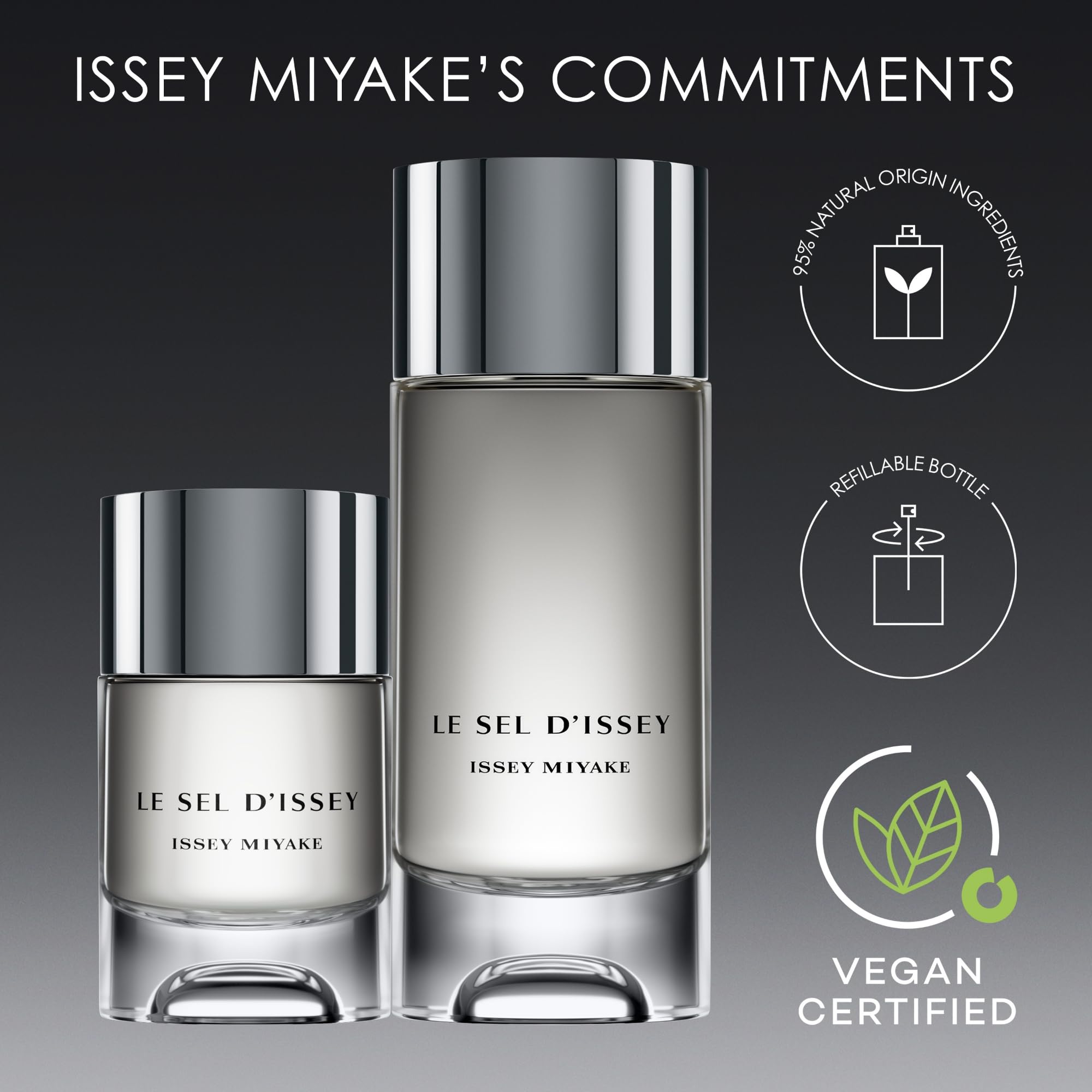 Marine meets woody concept suggesting dynamic fragrance movement.