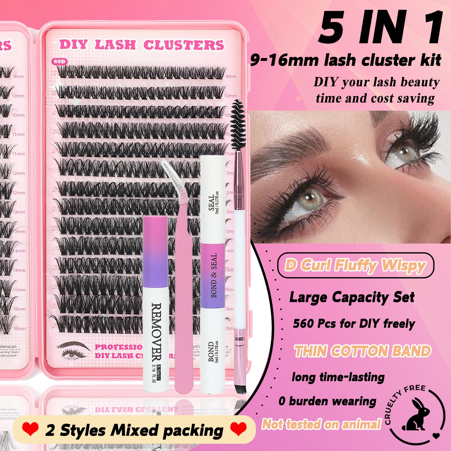 ISTGIFT Lash Bond and Seal for secure hold and long wear.