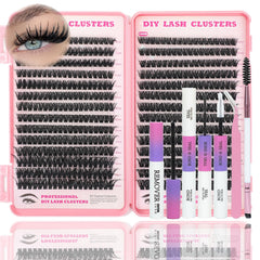 ISTGIFT lash clusters kit contents for at-home customization and DIY lash art