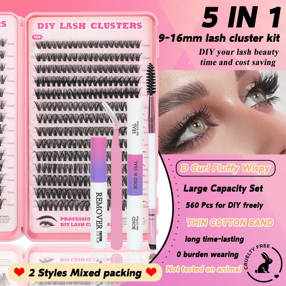 ISTGIFT lash clusters with fiber upgrade preserve natural look and soft feel.