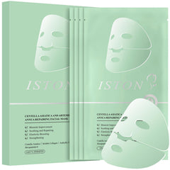 ISTON Overnight Hydrogel Mask packaging on display, highlighting deep hydration potential.