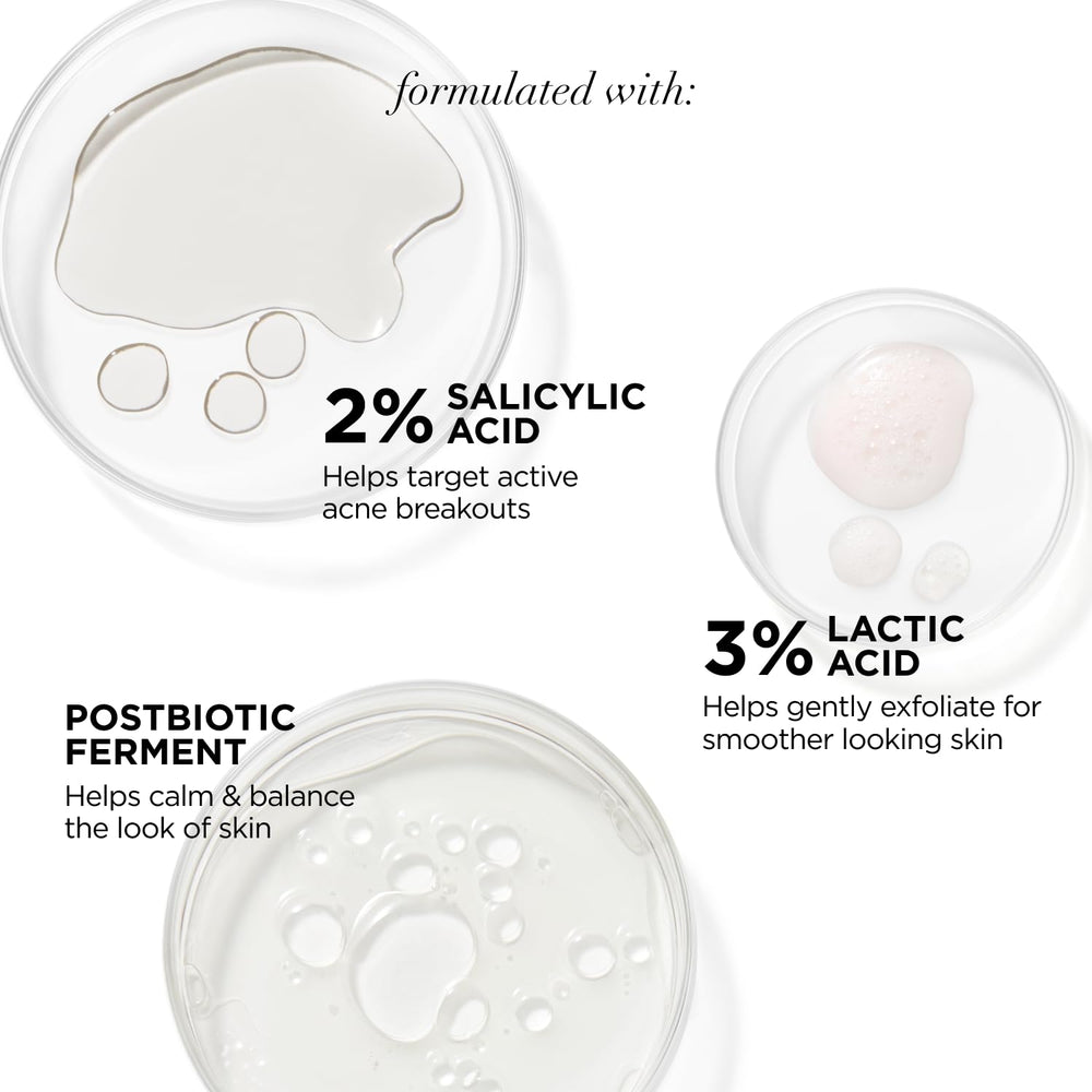 IT Cosmetics Bye Bye Breakout serum layered under makeup for balanced finish