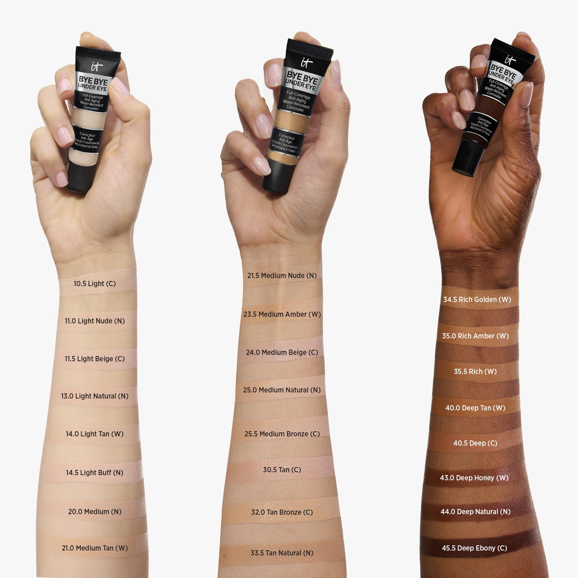 IT Cosmetics Bye Bye Under Eye Concealer brightens dark circles for a refreshed look