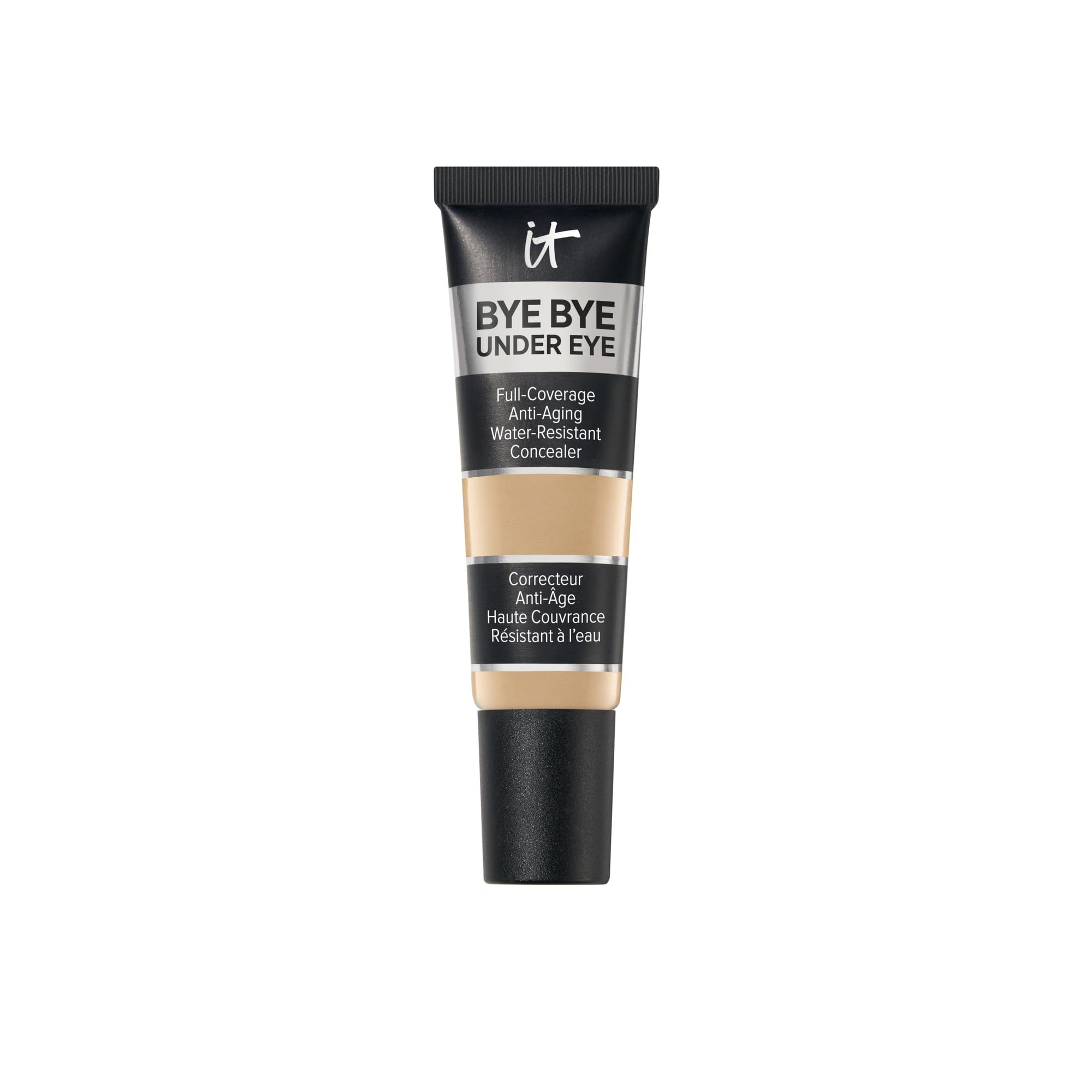 IT Cosmetics Bye Bye Under Eye Concealer packaging shown for easy on-the-go touchups.