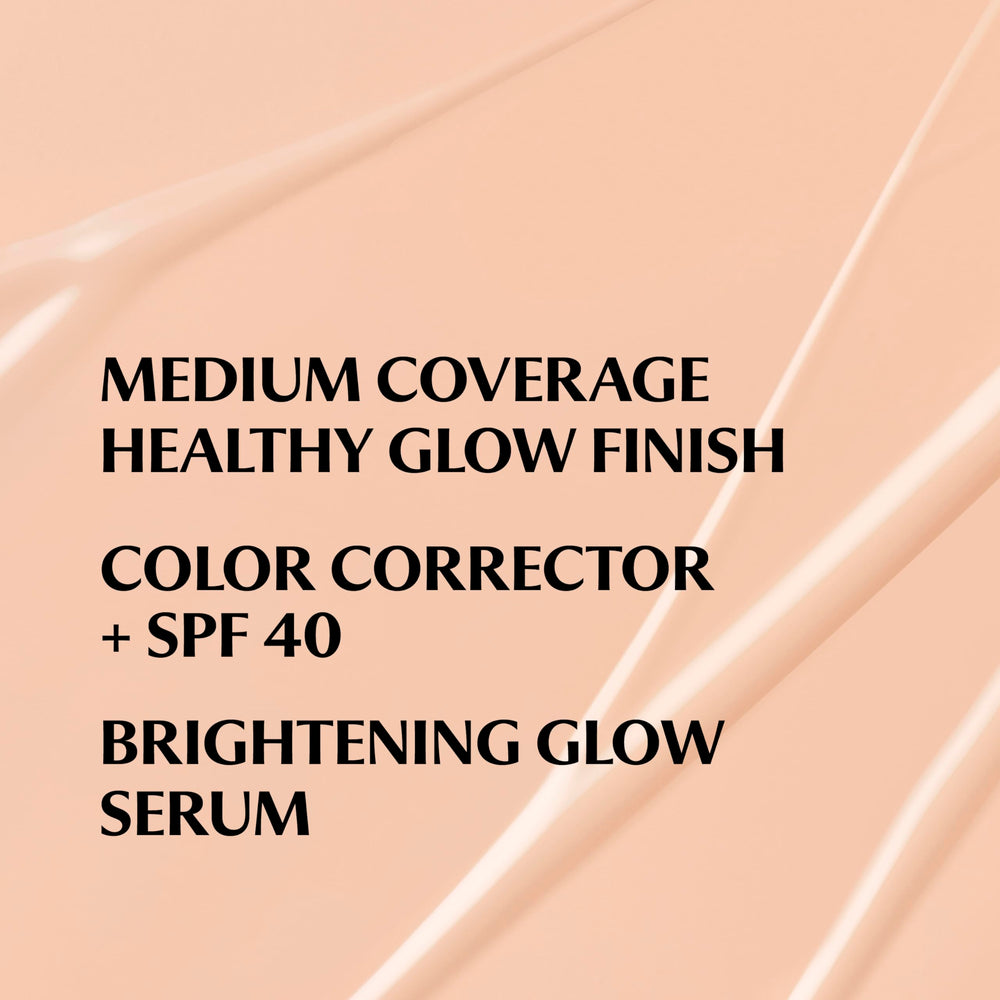 Application demo of IT Cosmetics CC+ Nude Glow for lightweight, buildable coverage.