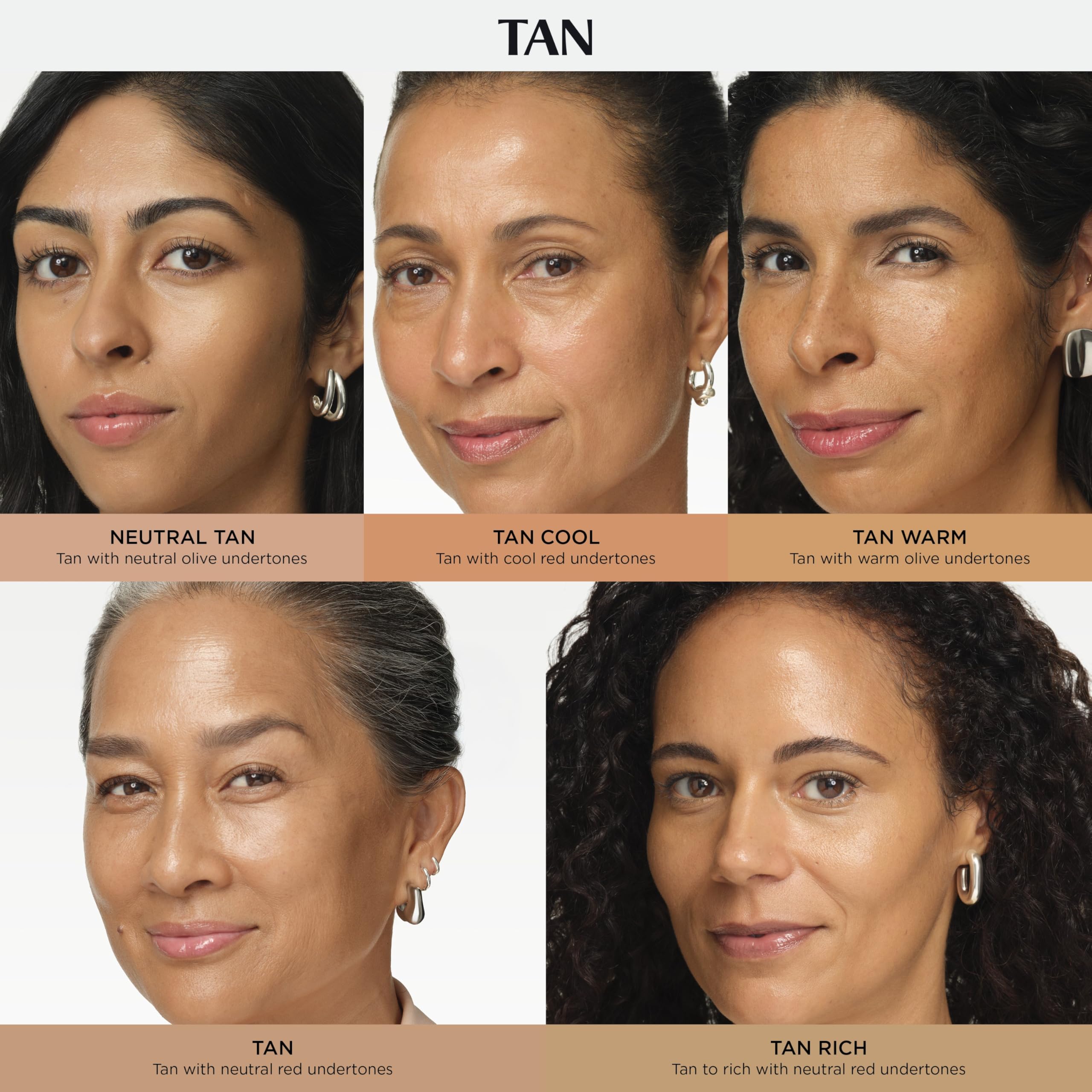 IT Cosmetics CC+ Nude Glow brush-application demonstrates buildable coverage from sheer to medium.