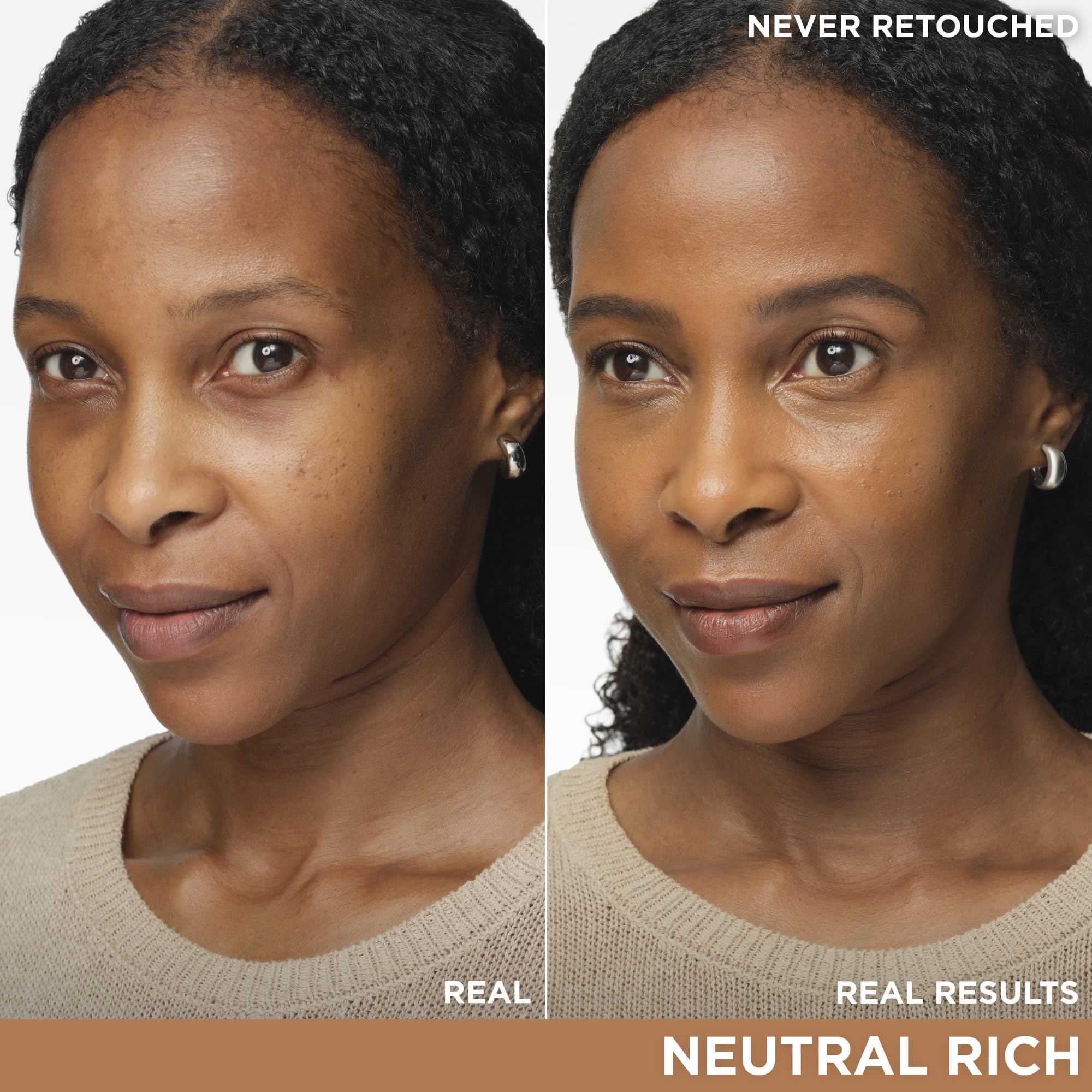 IT Cosmetics CC+ Nude Glow brush application demonstrates seamless blend for natural glow