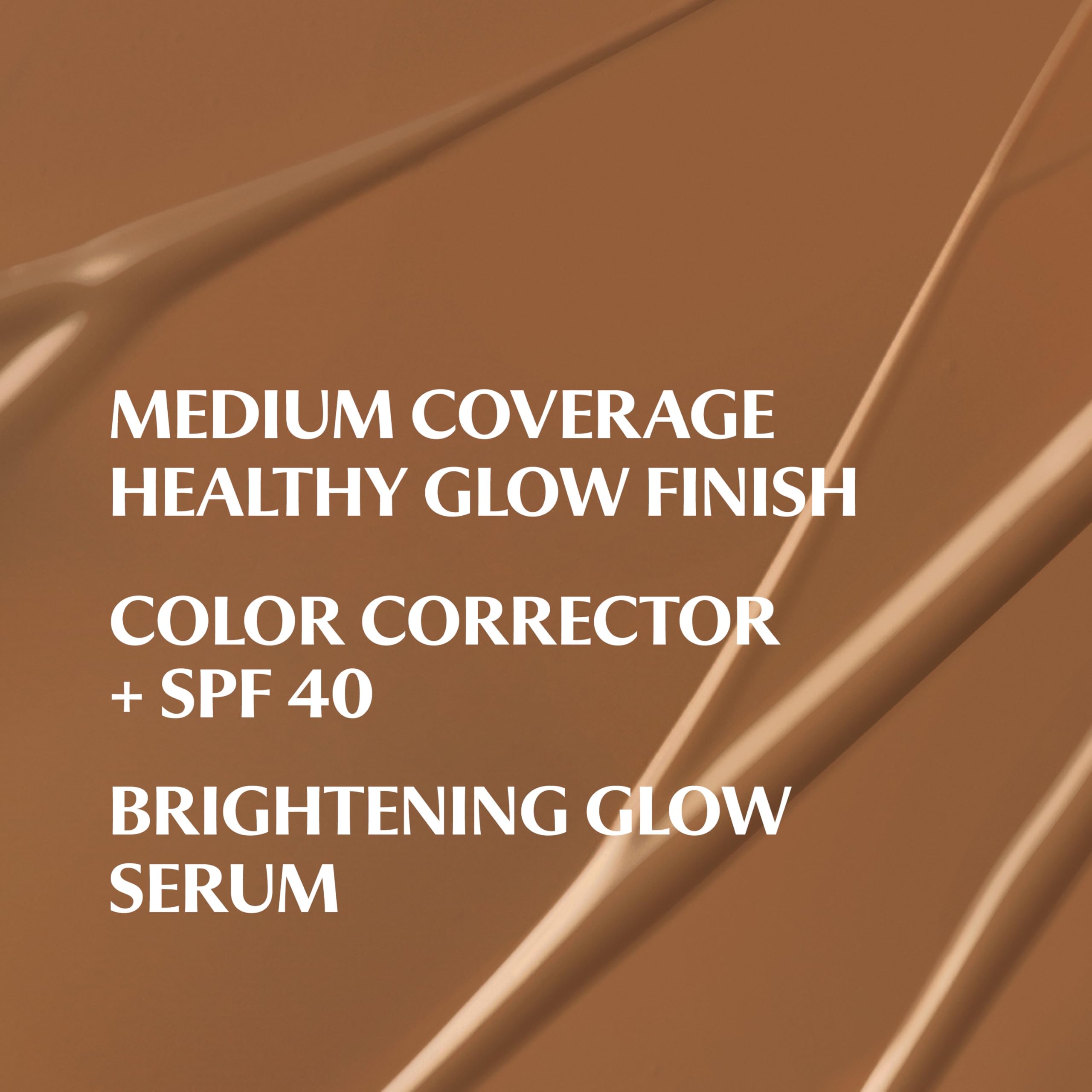 IT Cosmetics CC+ Nude Glow Deep Honey texture close-up shows creamy finish